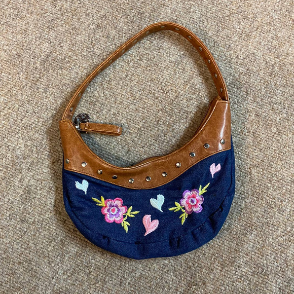 unknown Handbags - Denim and Leather Coastal Cowgirl Shoulder Bag